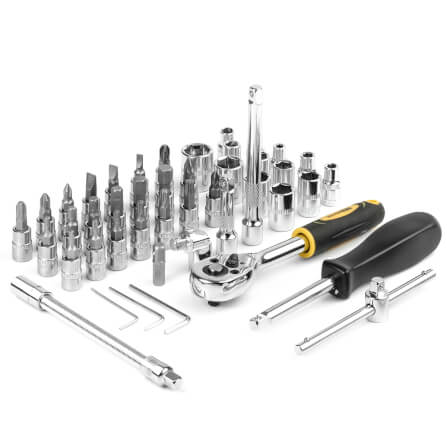 ชุดบ็อกซ์ DELTON รุ่น DKT-46PCS 1/4 นิ้ว แพ็ก 46 ชิ้น_6